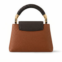 Louis Vuitton "Capucines Mini" Bag: 18 cm (Length) x 27 cm (Width) Women's Model M20846 Brown
