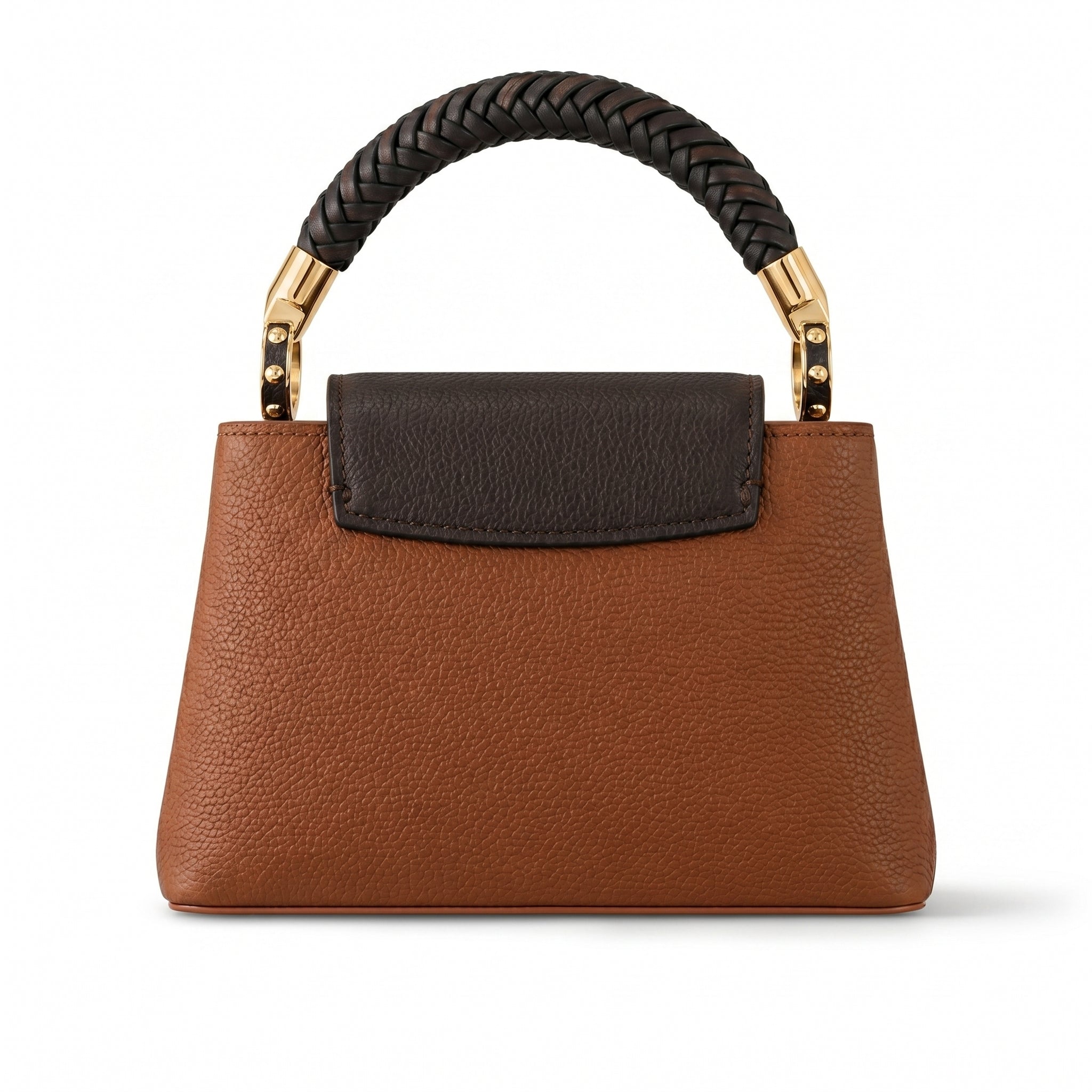 Louis Vuitton "Capucines Mini" Bag: 18 cm (Length) x 27 cm (Width) Women's Model M20846 Brown