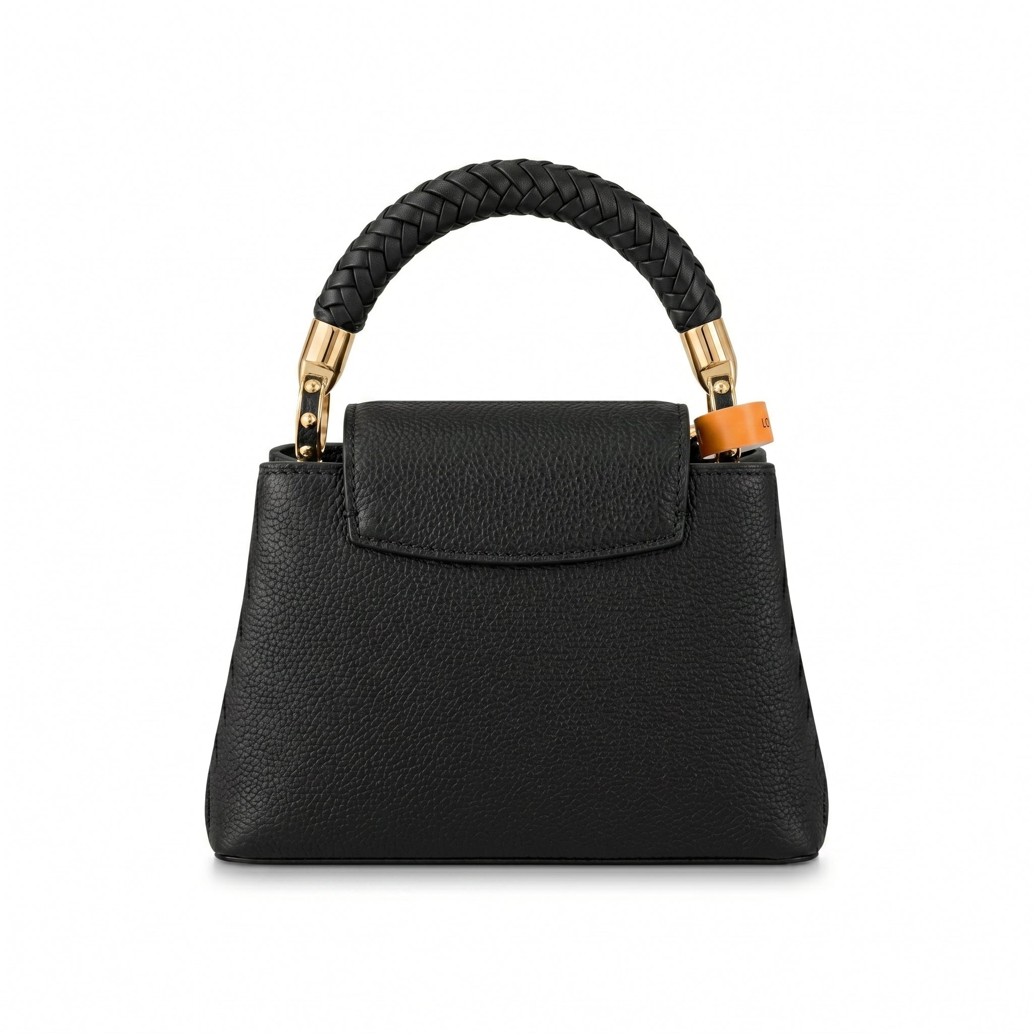 Louis Vuitton "Capucines Mini" Bag: 18 cm (Length) x 27 cm (Width) Women's Model M20846 Black