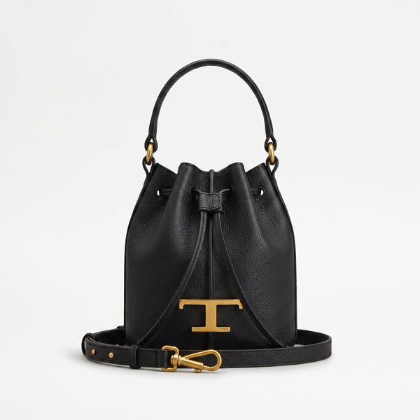 Tod's Bucket Bag with Charm – Dimensions: 20 cm (length) x 20 cm (width) Woman 8817 Black