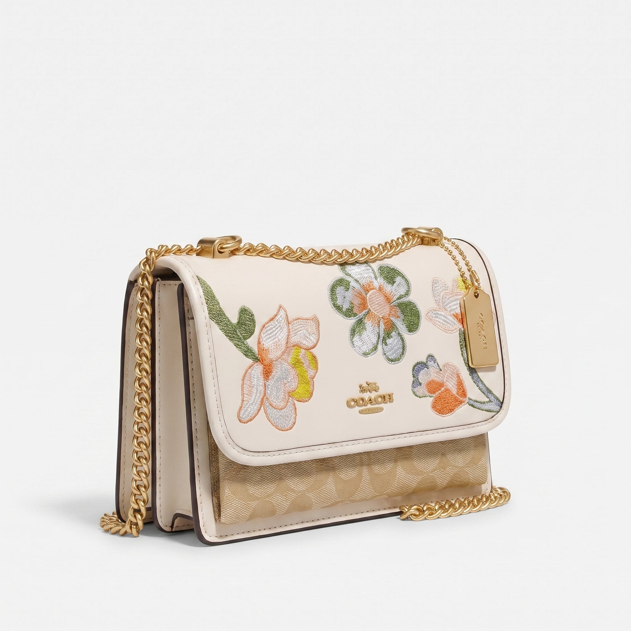 Coach crossbody bag Woman (15 cm height, 20 cm width) 978 White&Beige