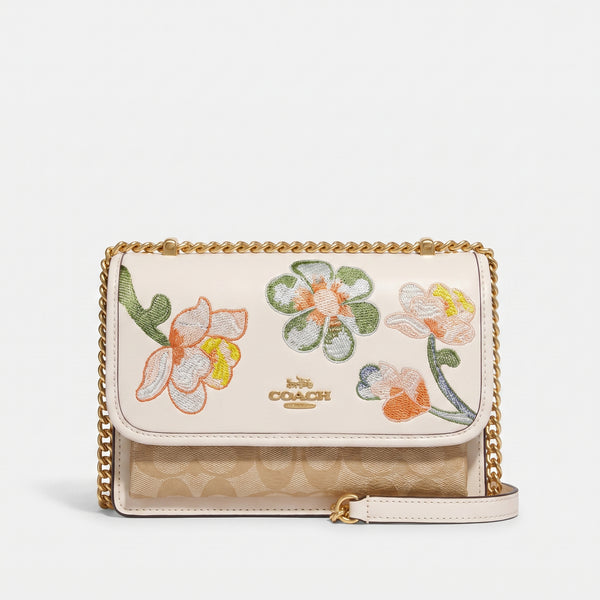 Coach crossbody bag Woman (15 cm height, 20 cm width) 978 White&Beige