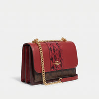 Coach crossbody bag Woman (15 cm height, 20 cm width) 978 Burgundy