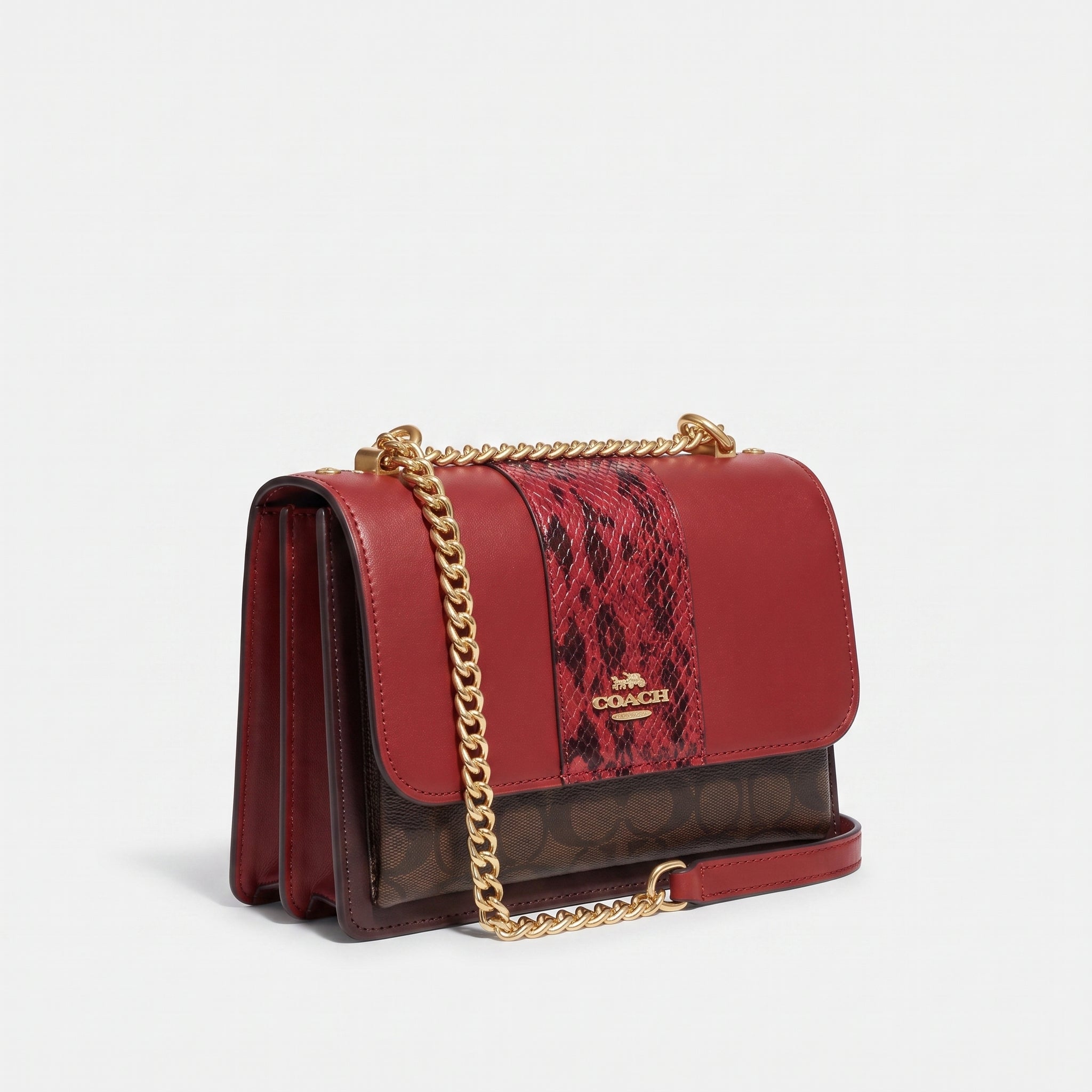 Coach crossbody bag Woman (15 cm height, 20 cm width) 978 Burgundy