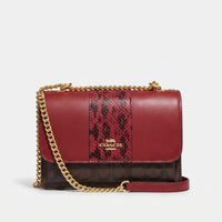 Coach crossbody bag Woman (15 cm height, 20 cm width) 978 Burgundy