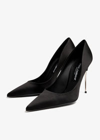 Dolce & Gabbana Pointed Leather Pumps Heels Woman DG-210 Black