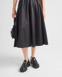 Prada Monolith Patent Leather Loafers Woman A9016 Black