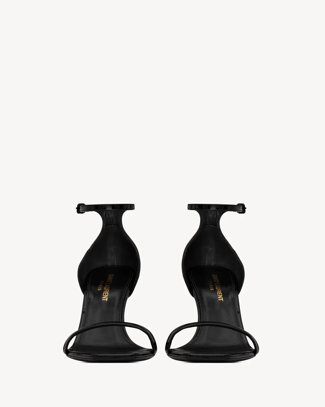 Saint Laurent YSL Opyum Sandals Heels Woman 1898 Black