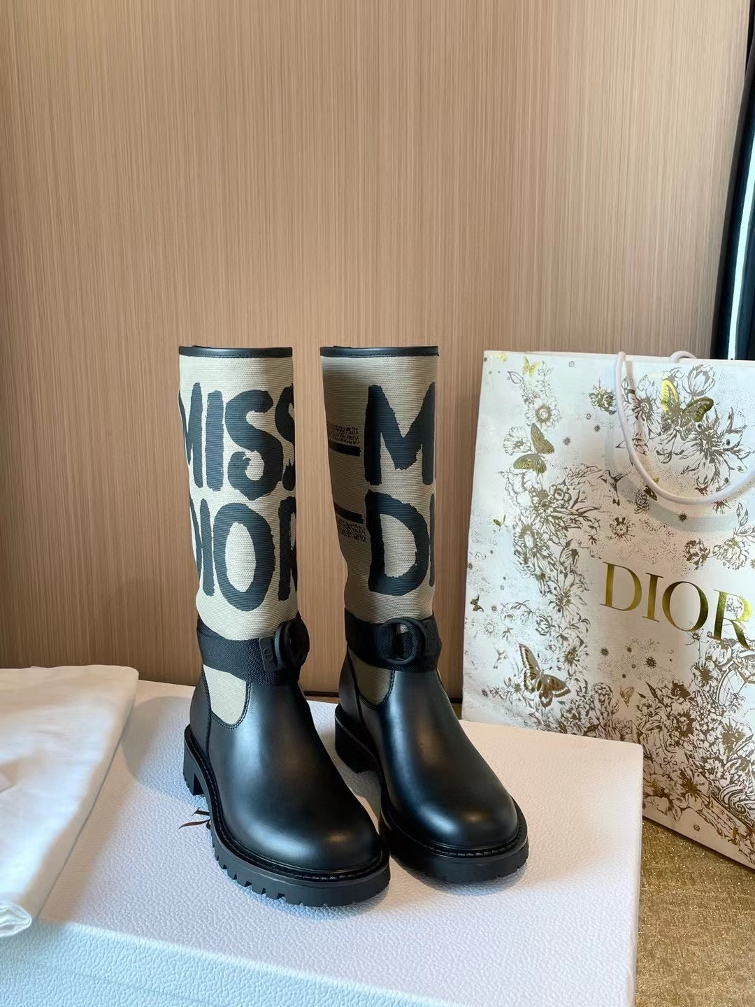 Dior-Major Premium Quality Boot Woman KCK222 Khaki