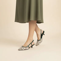 Gucci Luxury Slingback Sandals Mongoram Woman 1086-1 Beige
