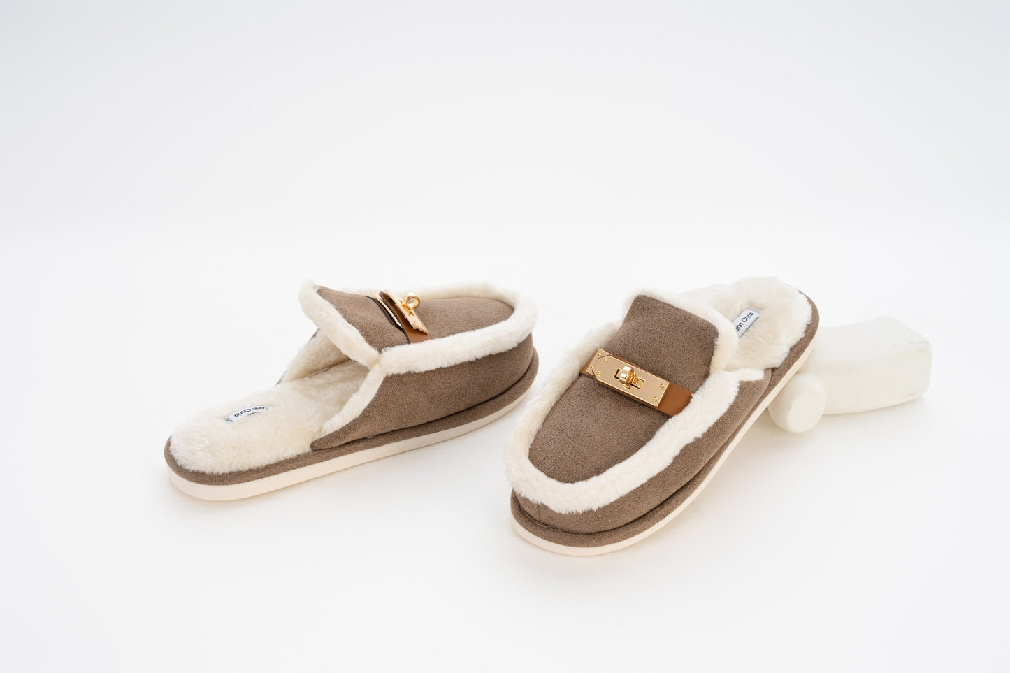 Glam Luxe Slippers Woman F503 Coffee