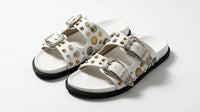 Miu Miu Toga Virilis Pulla Sandals Buckle Detailed Woman VK-129 White