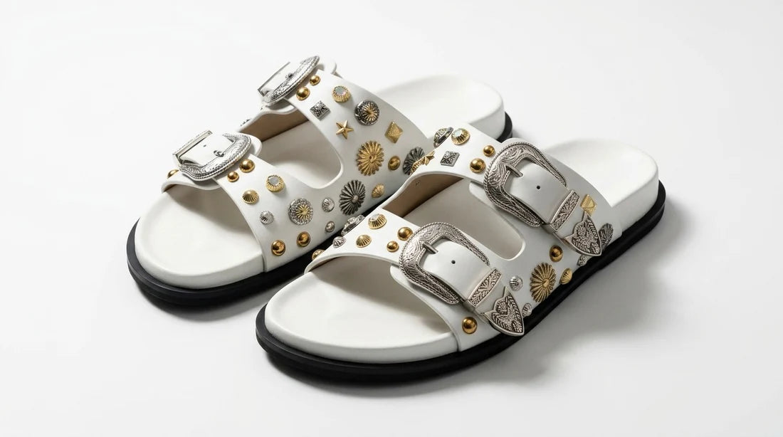 Miu Miu Toga Virilis Pulla Sandals Buckle Detailed Woman VK-129 White